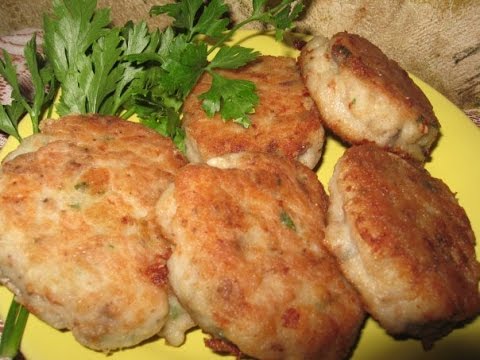 Рыбные котлеты из консервов