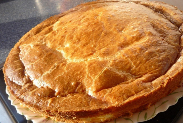 Рыбный пирог из жидкого теста