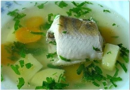 Рыбный суп из минтая