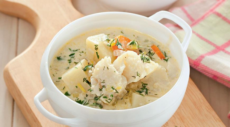 Рыбный суп из трески
