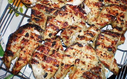 Шашлык из щуки