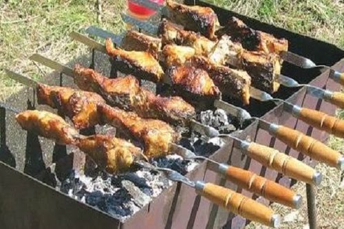 Шашлык из толстолобика