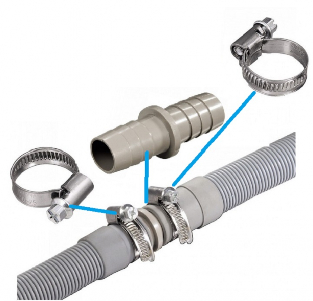 Сливной шланг для стиральной машины: как снять и удлинить