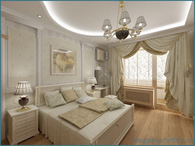 Спальня в классическом стиле, фото подборка
