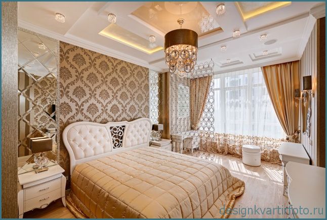 Спальня в классическом стиле, фото подборка