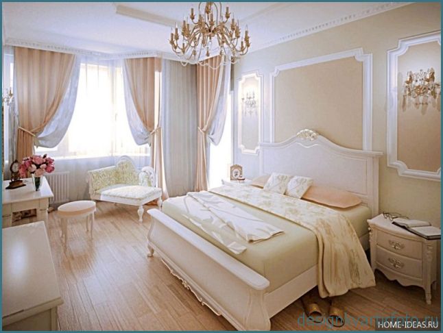 Спальня в классическом стиле, фото подборка