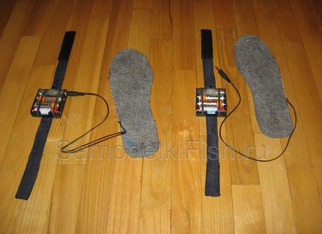 Стельки с подогревом своими руками