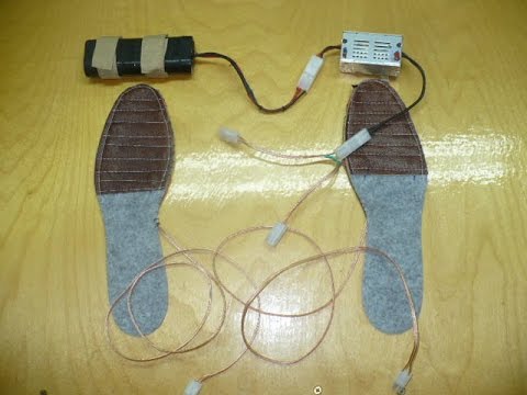 Стельки с подогревом своими руками