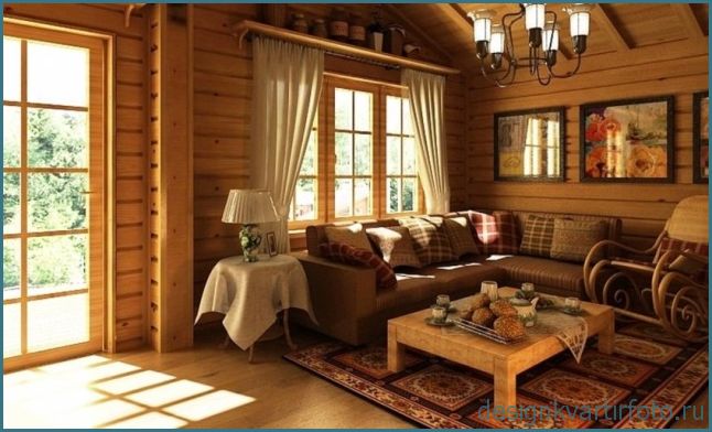 Стиль кантри в интерьере, фото подборка