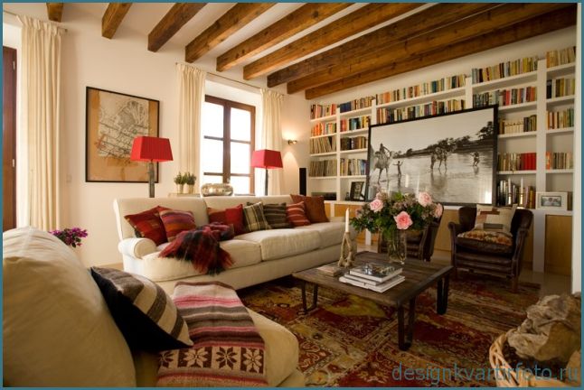 Стиль кантри в интерьере, фото подборка