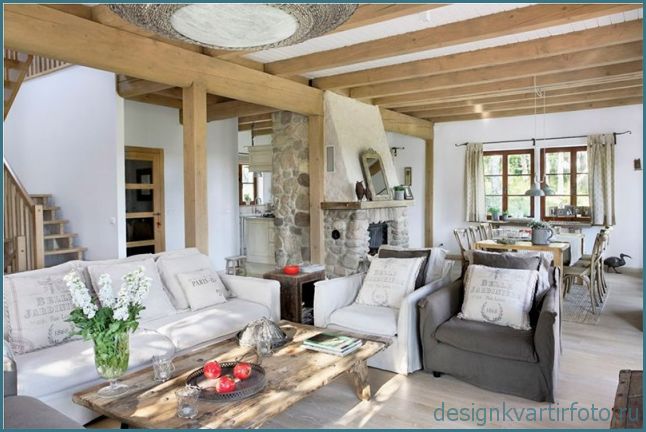 Стиль кантри в интерьере, фото подборка