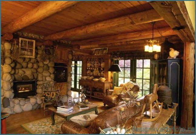 Стиль кантри в интерьере, фото подборка