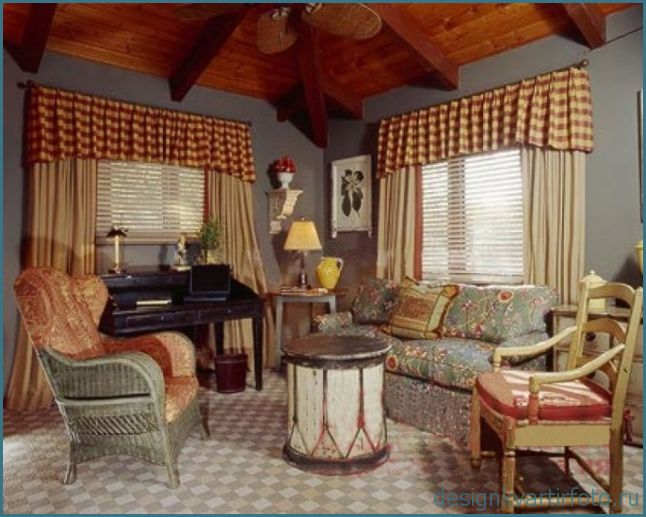 Стиль кантри в интерьере, фото подборка