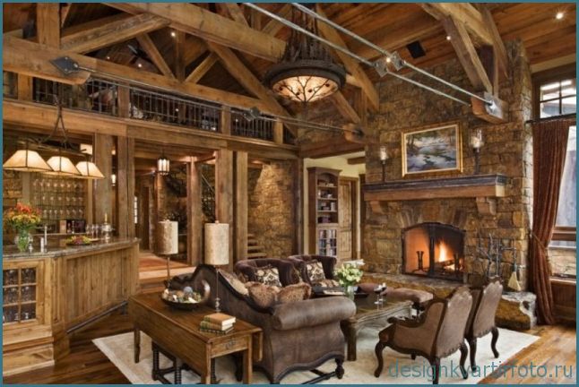 Стиль кантри в интерьере, фото подборка