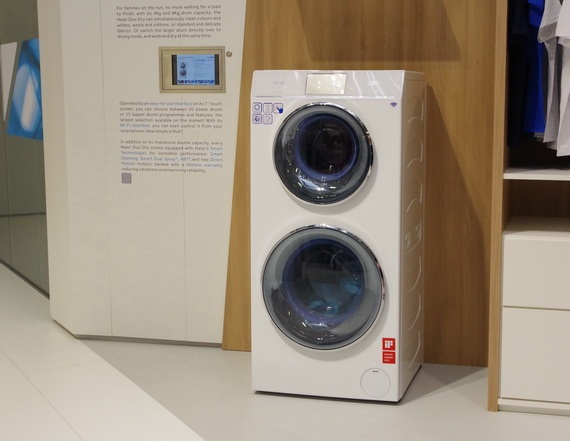 Стиральная машина с двумя барабанами