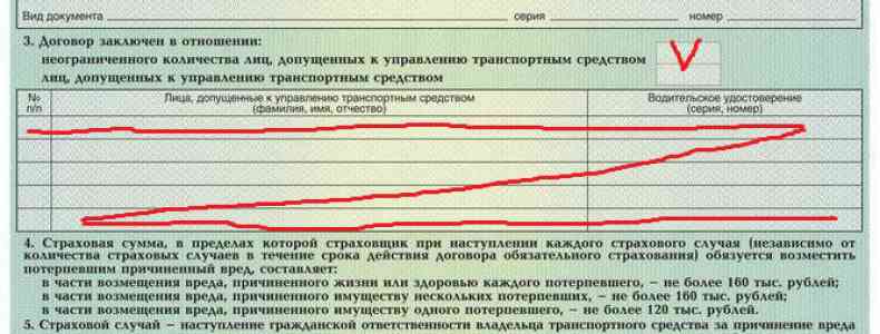 Страховка осаго без ограничений в 2019 году