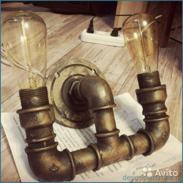 Светильники в стиле лофт, фото подборка