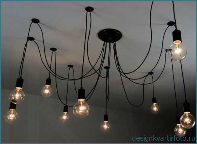 Светильники в стиле лофт, фото подборка