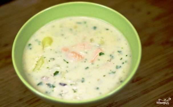 Уха из красной рыбы