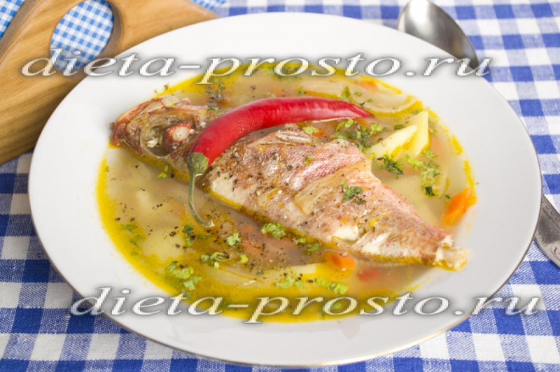 Уха из окуня