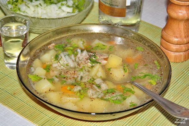 Уха из окуня