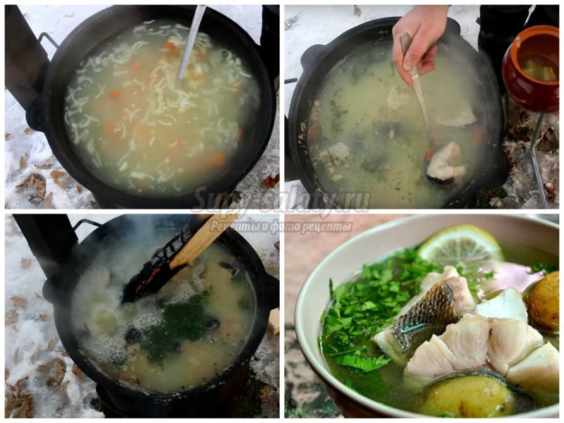 Уха на костре: простой и вкусный рецепт