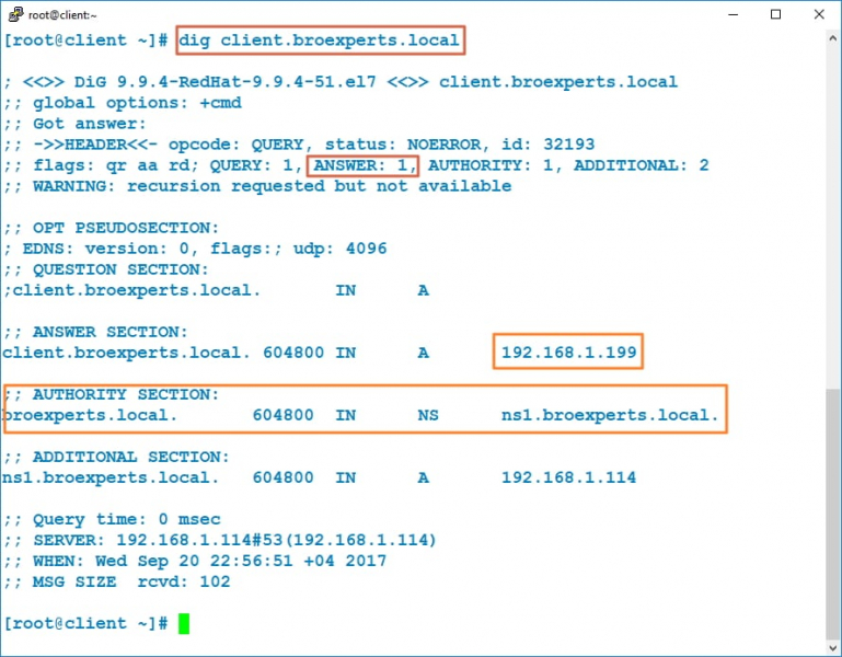 Установка bind 9 (named) в centos 7