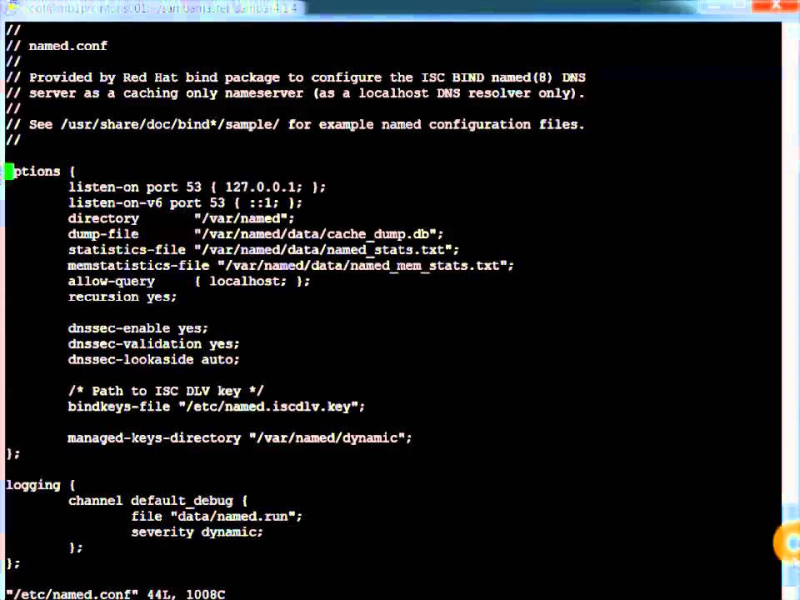Установка bind 9 (named) в centos 7