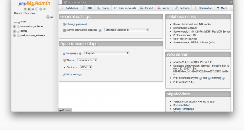 Установка phpmyadmin на centos 7