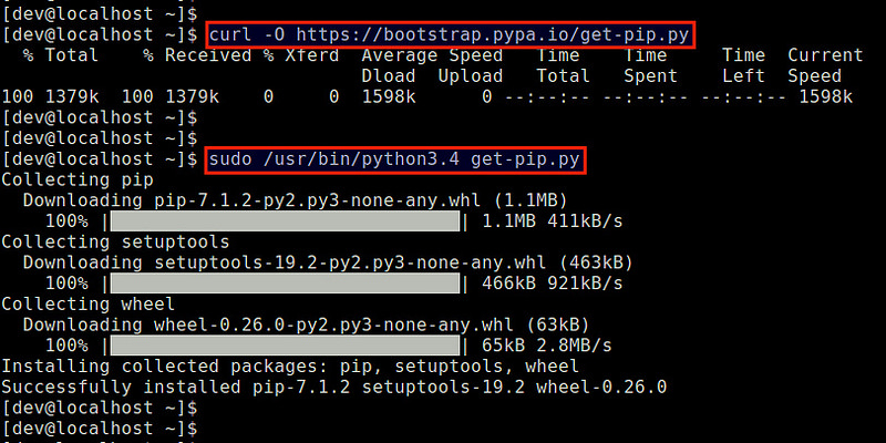Установка python 3 на centos 7