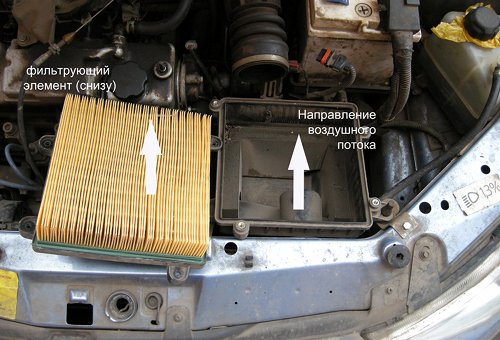 Установка воздушного фильтра на ваз 2110, 2114