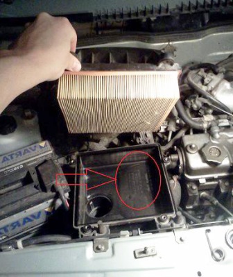 Установка воздушного фильтра на ваз 2110, 2114