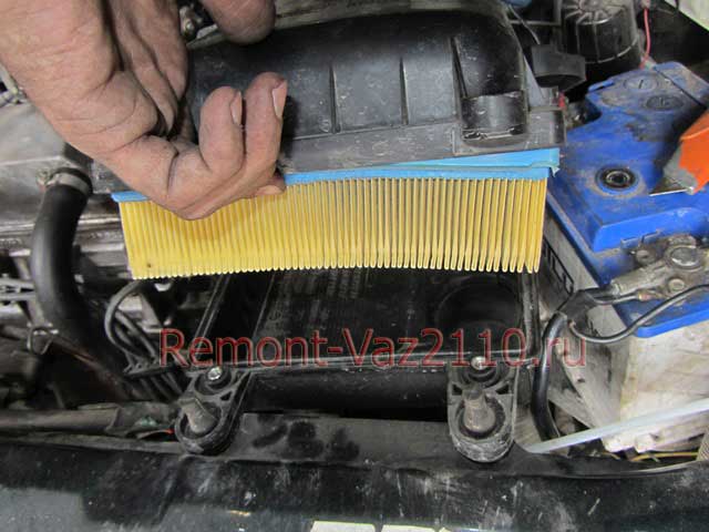 Установка воздушного фильтра на ваз 2110, 2114