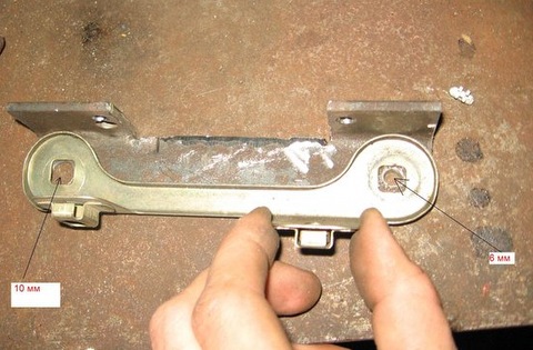 Установка замка багажника калины