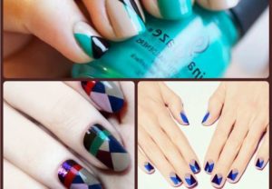 Видео: маникюр с помощью скотча, разнообразные рисунки и фигуры