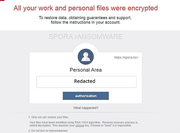 Вирус spora ransomware – как расшифровать файлы и удалить вирус