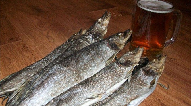 Вяленая щука