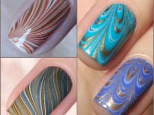 Водный маникюр в домашних условиях: варианты узоров, способы окрашивания ногтя, необходимые инструменты