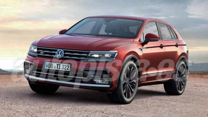 Volkswagen представил новинку cross coupe concept
