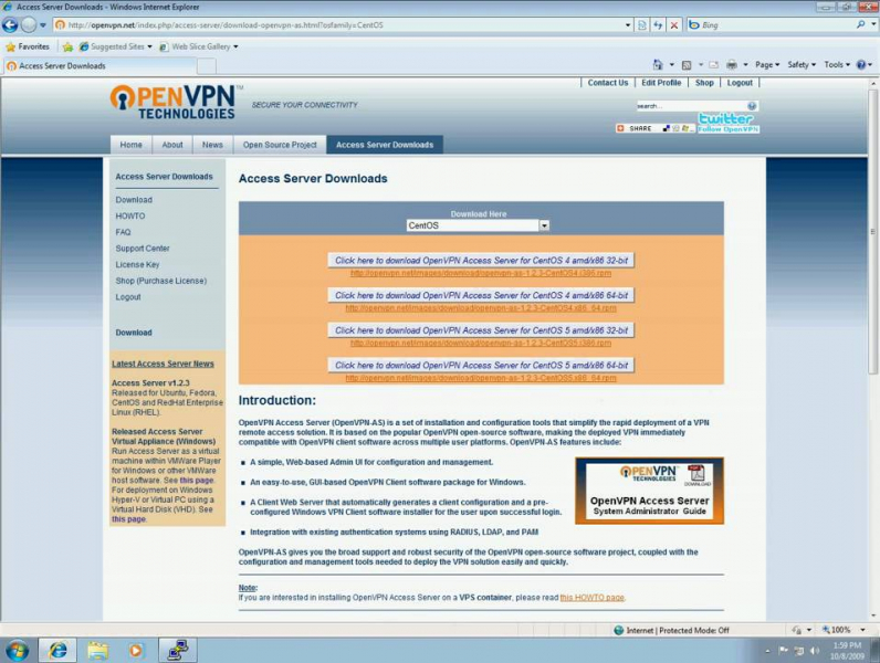 Web интерфейс для openvpn