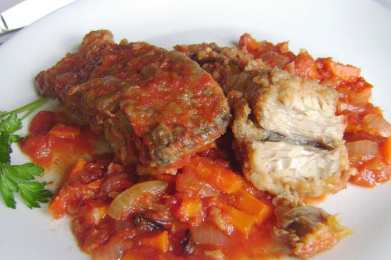 Закуска на зиму с рыбой скумбрия